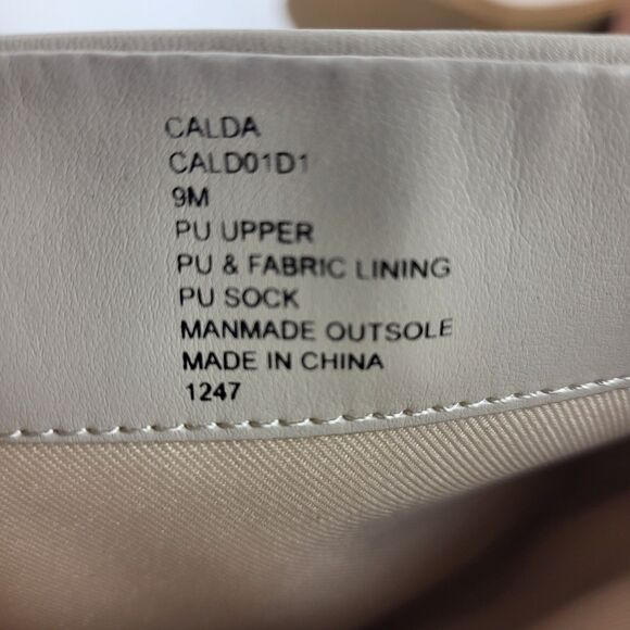 Steven by Steve Madden Calda Boots Faux Leather Off White Size 9M - Picture 16 of 16